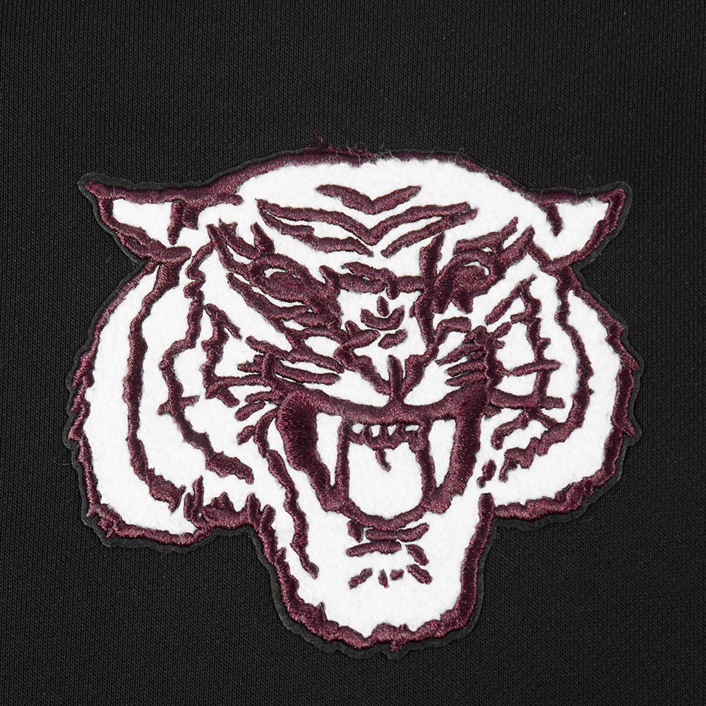 Pro Standard Women's Morehouse College Maroon Tigers Black Fleece Crewneck Sweatshirt product image