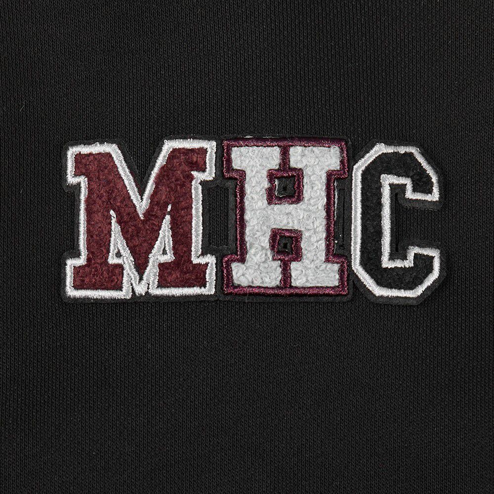 Pro Standard Women's Morehouse College Maroon Tigers Black Fleece Crewneck Sweatshirt product image