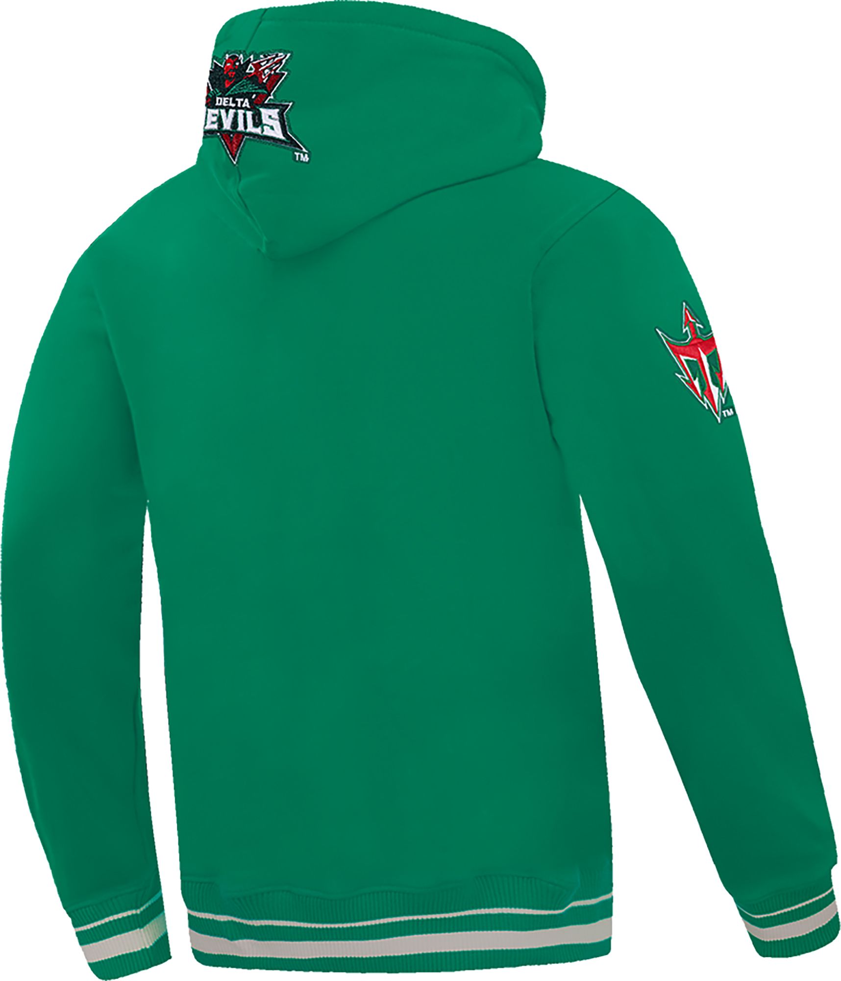Pro Standard Men's Mississippi Valley State Delta Devils Green Homecoming Fleece Pullover Hoodie product image