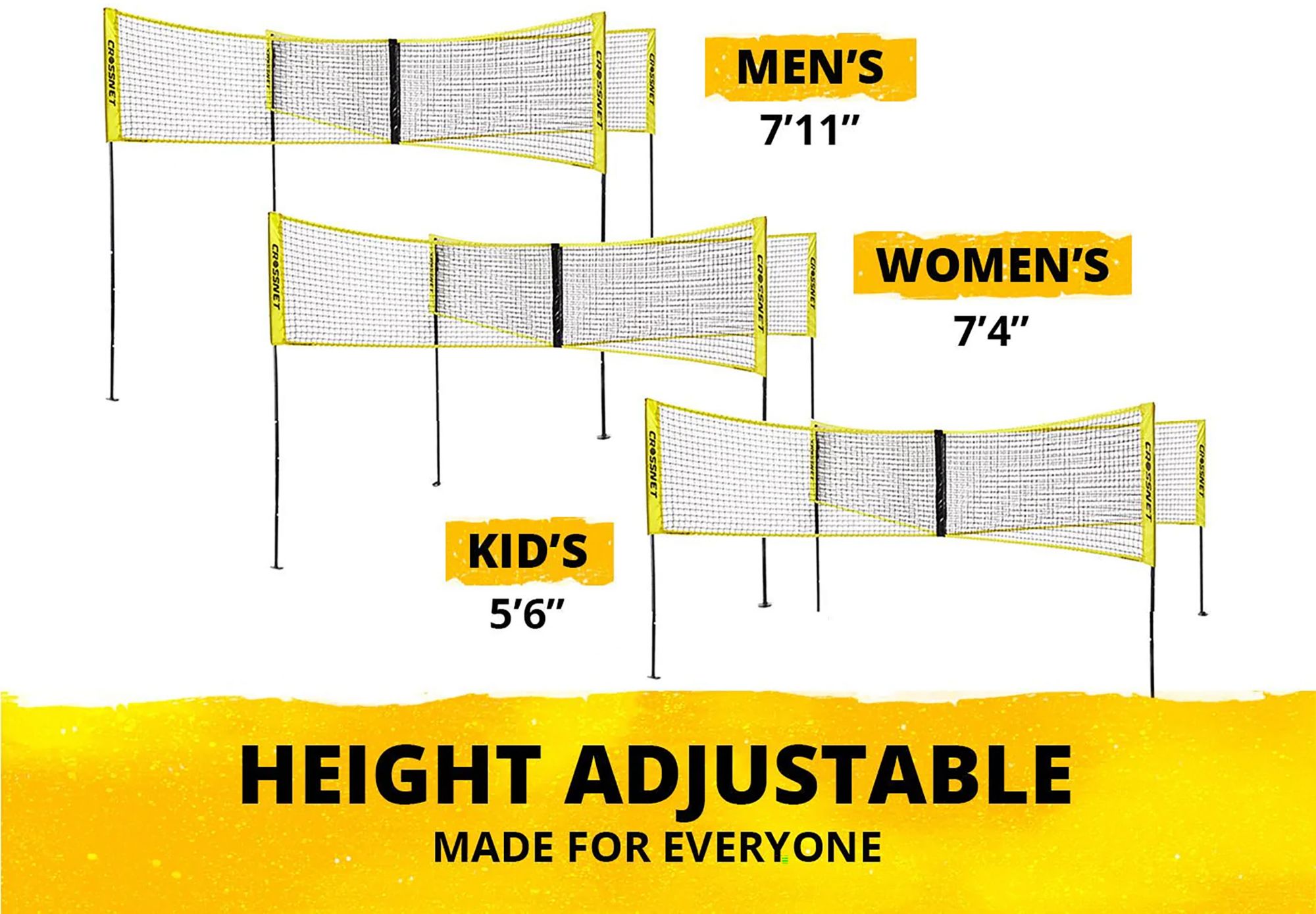 CROSSNET Four Square Volleyball Net product image