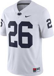 Nike Men's Saquon Barkley Penn State Nittany Lions #26 White Dri-FIT Game  Football Jersey