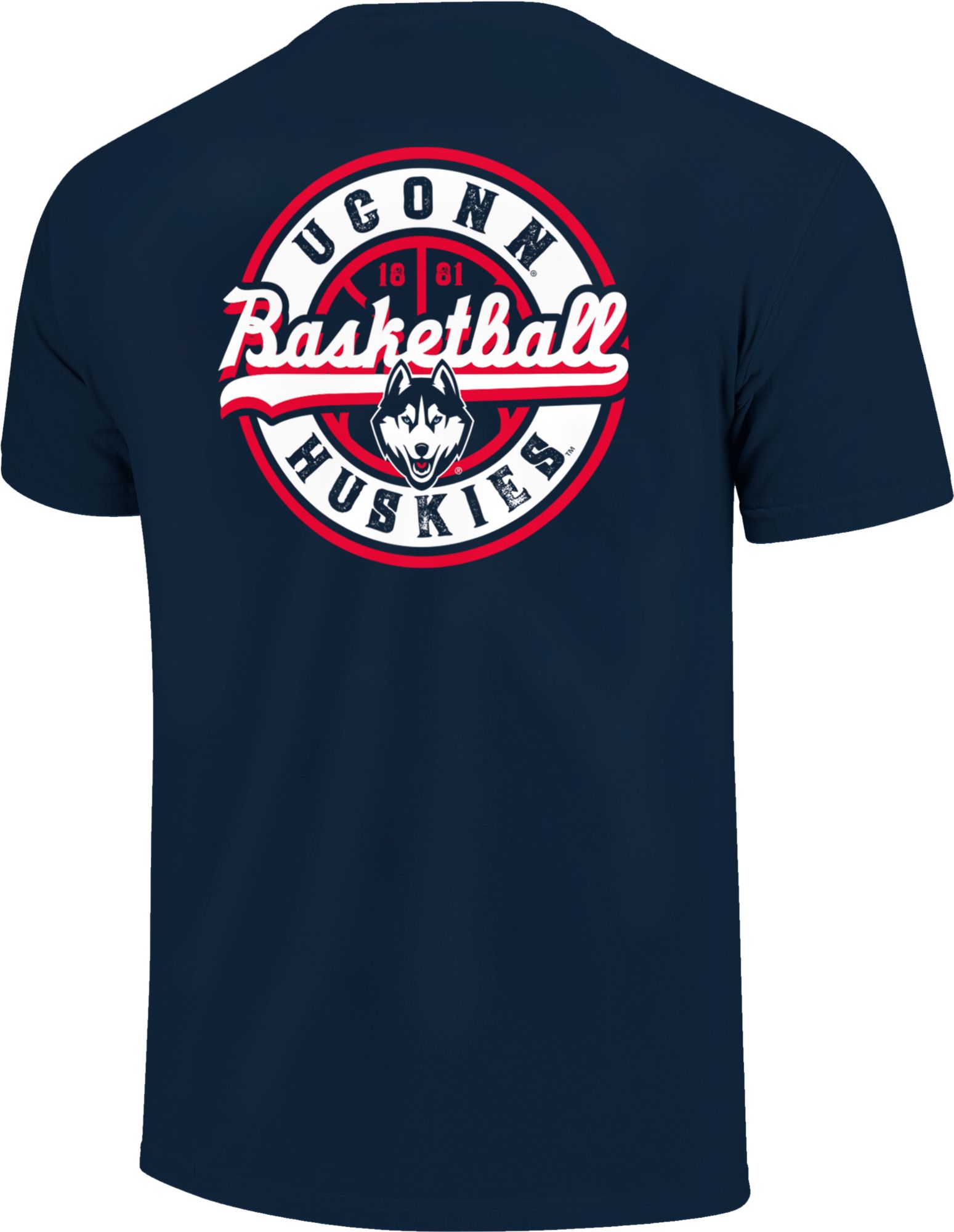Image One Men's UConn Huskies Navy Script T-Shirt product image