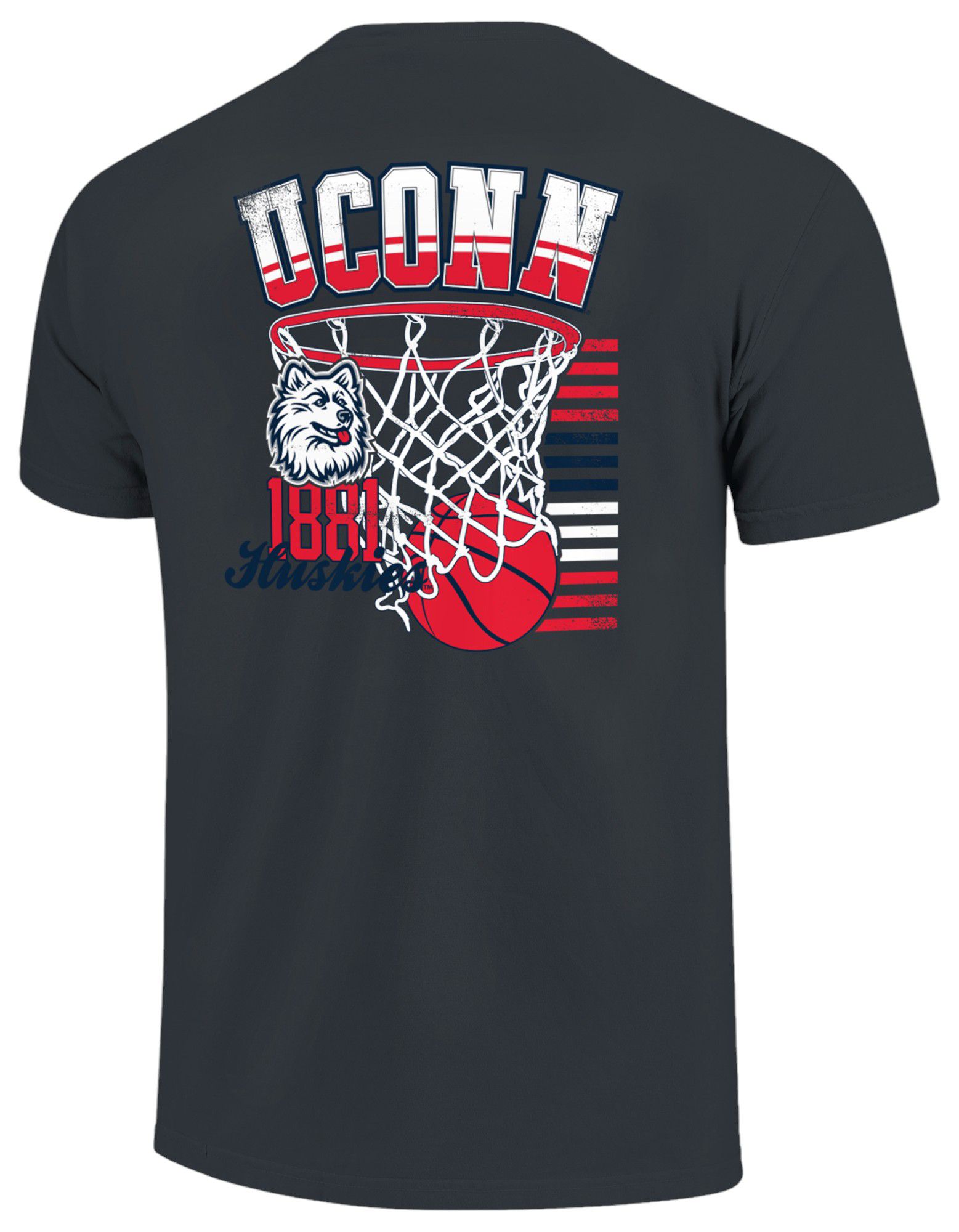 Image One Men's UConn Huskies Denim Stripe T-Shirt product image