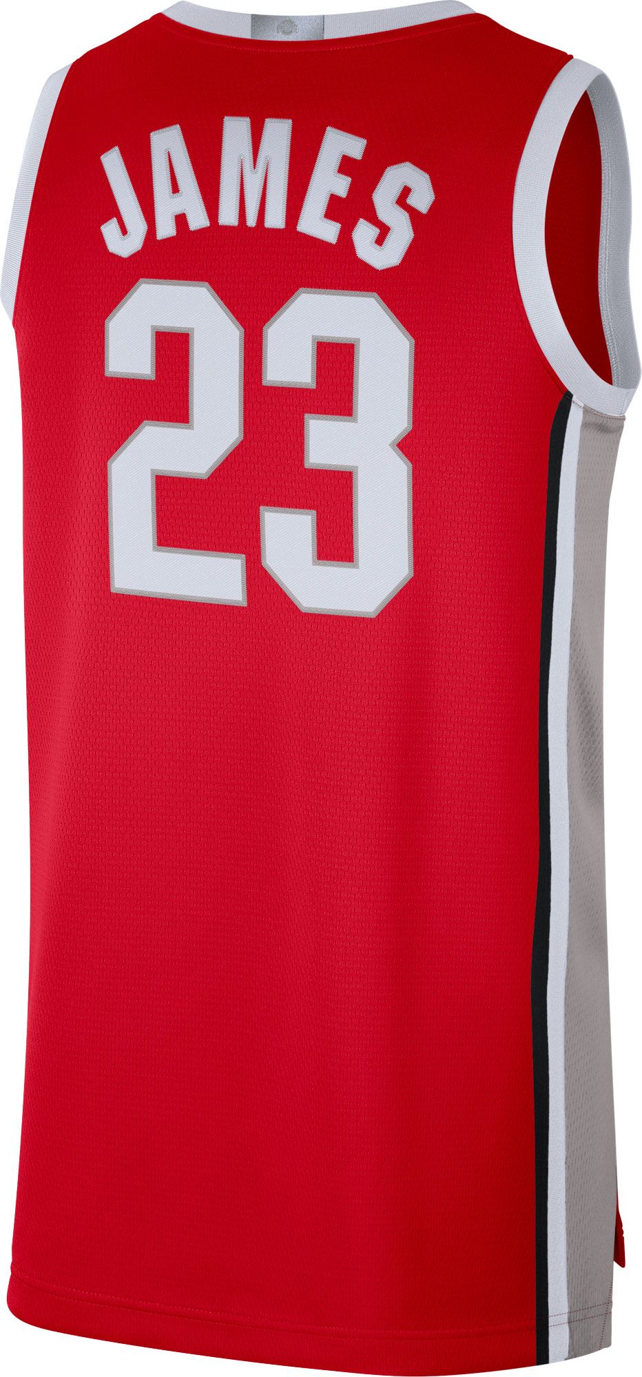 Nike Men's Lebron James Ohio State Buckeyes #23 Scarlet Replica Basketball Jersey product image