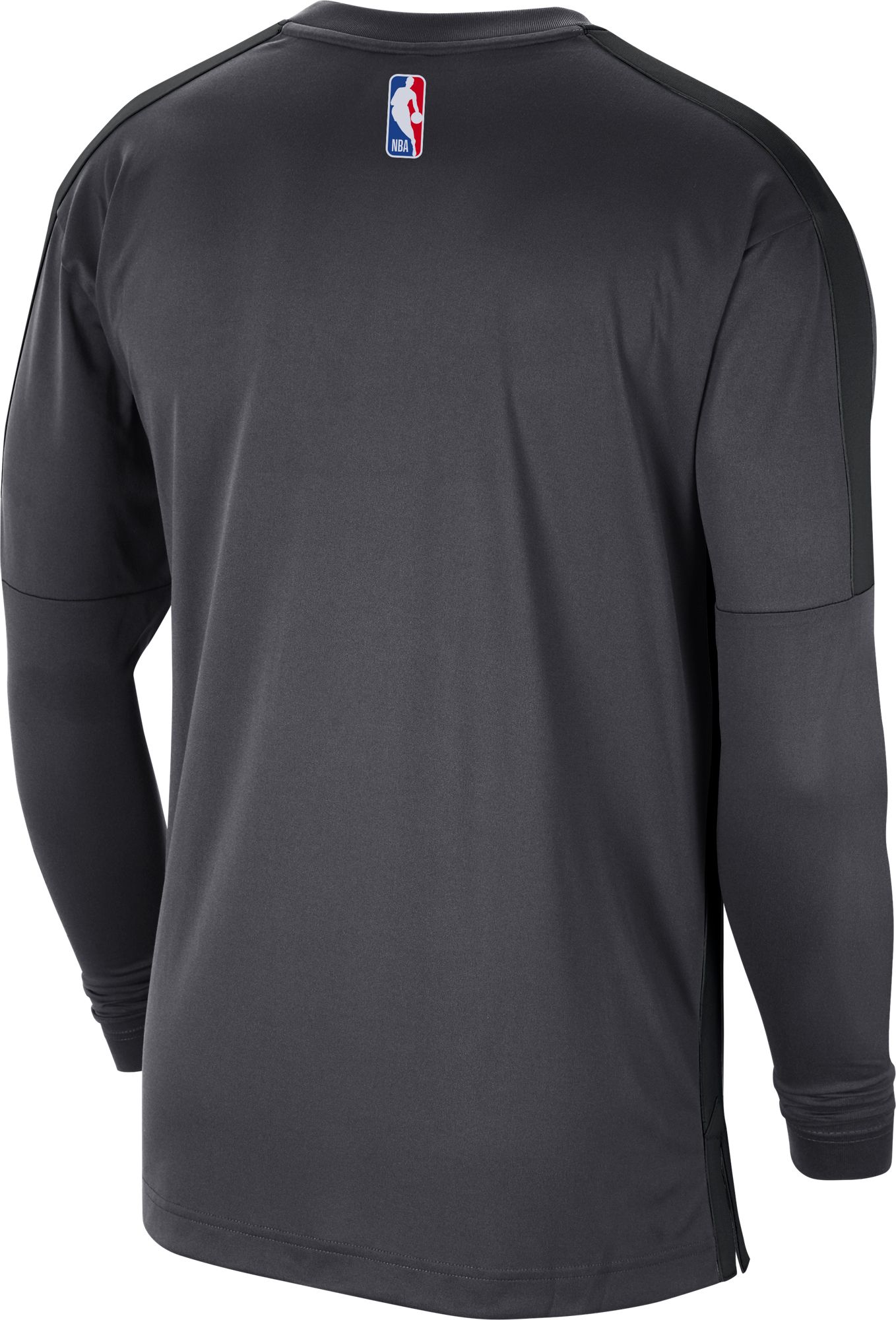 Nike Men's Brooklyn Nets Black Dri-FIT Long Sleeve Shooting Shirt product image