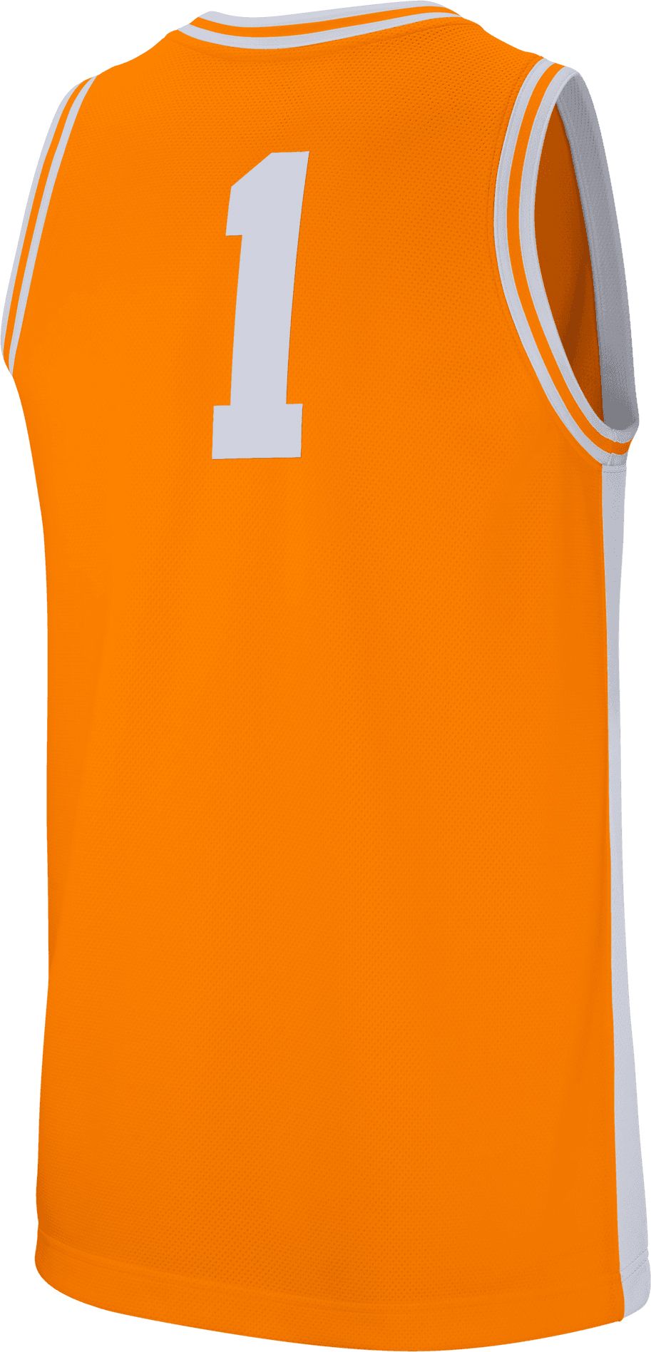 Orange basketball jersey