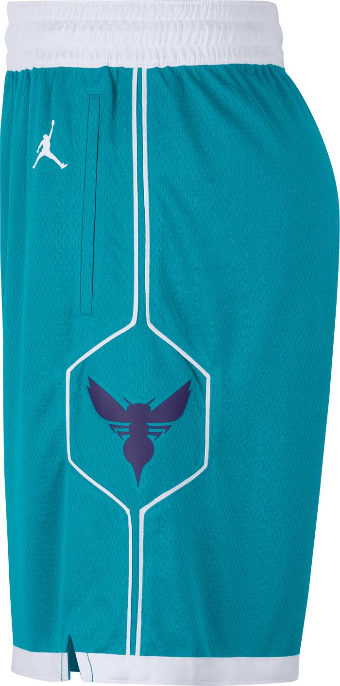 Nike Men's Charlotte Hornets LaMelo Ball #1 Teal Dri-Fit Swingman Jersey, XL, Blue