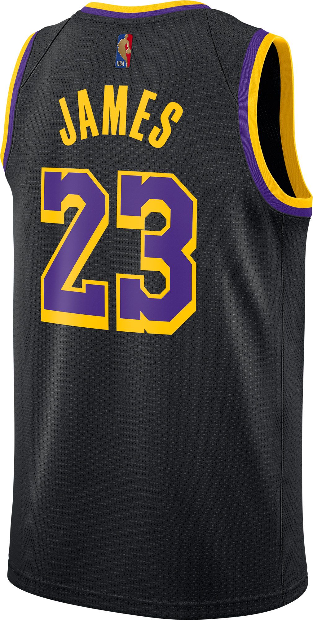 Nike Adult Los Angeles Lakers 2021 Earned Edition Lebron James Swingman Jersey product image