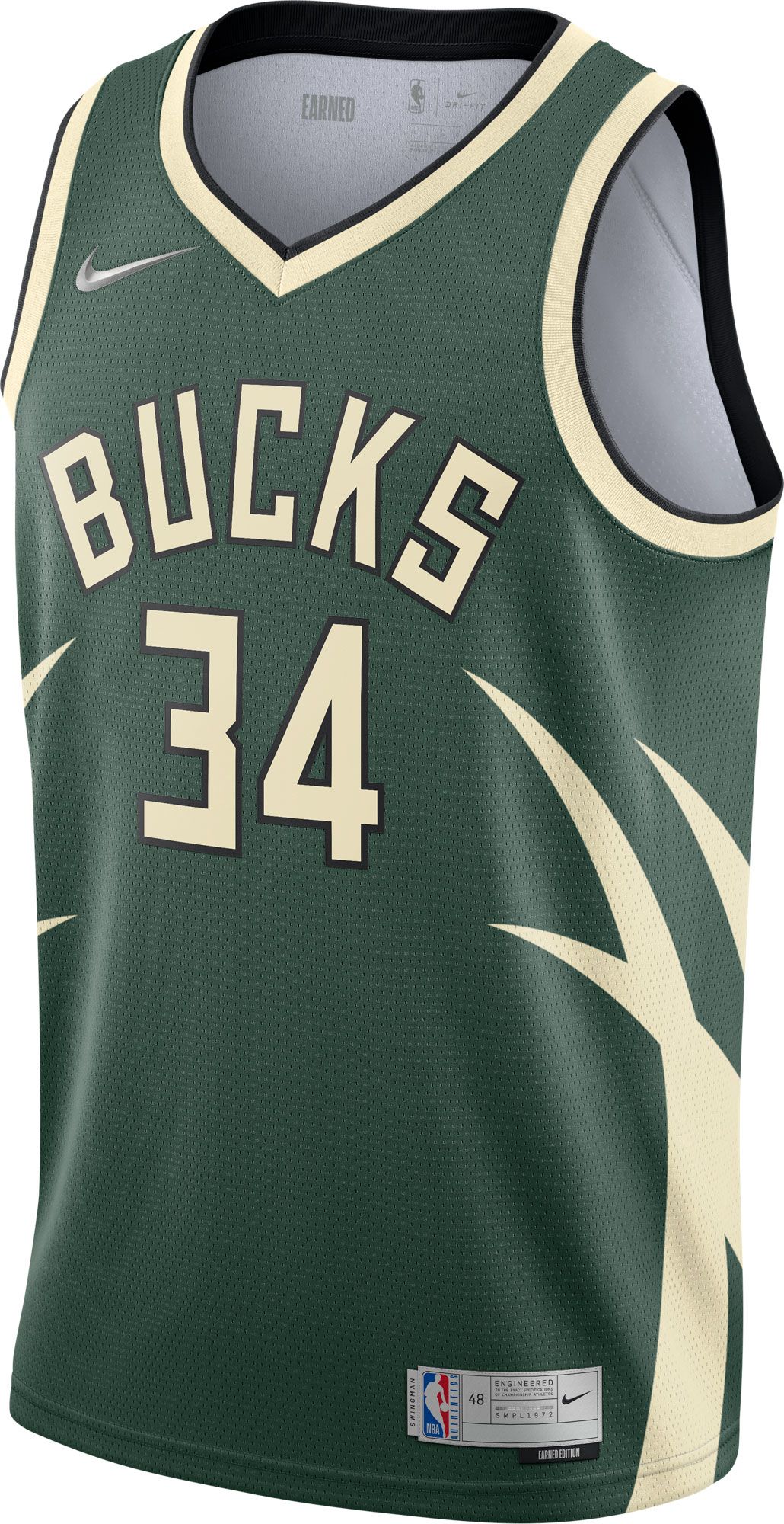 giannis antetokounmpo earned edition jersey