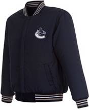 JH Design Vancouver Canucks Navy Reversible Wool Jacket product image