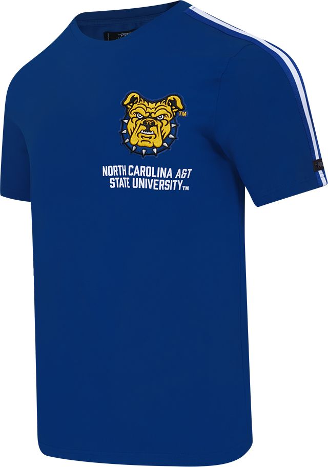 Pro Standard Men's North Carolina A&T Aggies Blue Homecoming Short Sleeve T-Shirt product image