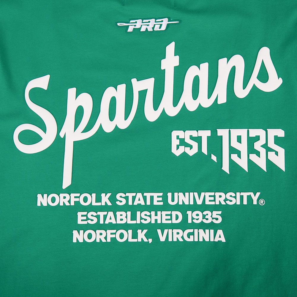 Pro Standard Men's Norfolk State Spartans Green University Headliner T-Shirt product image