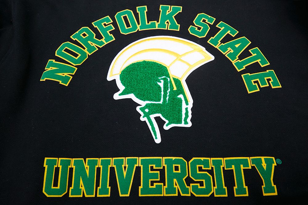 Pro Standard Men's Norfolk State Spartans Black Classic Stacked Logo Pullover Hoodie product image