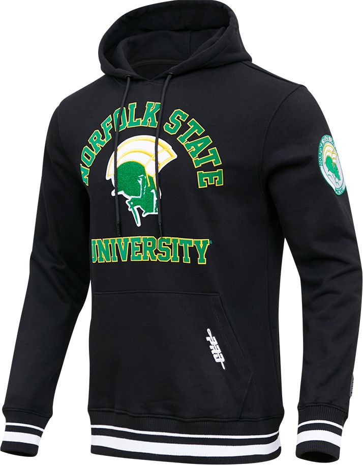 Pro Standard Men's Norfolk State Spartans Black Classic Stacked Logo Pullover Hoodie product image