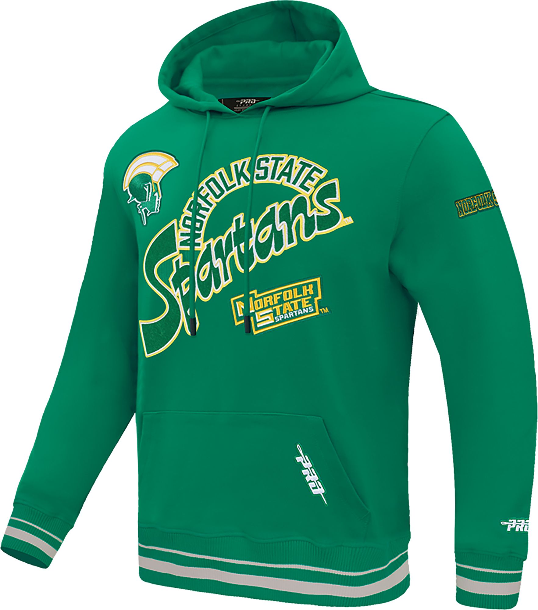 Pro Standard Men's Norfolk State Spartans Green Homecoming Fleece Pullover Hoodie product image