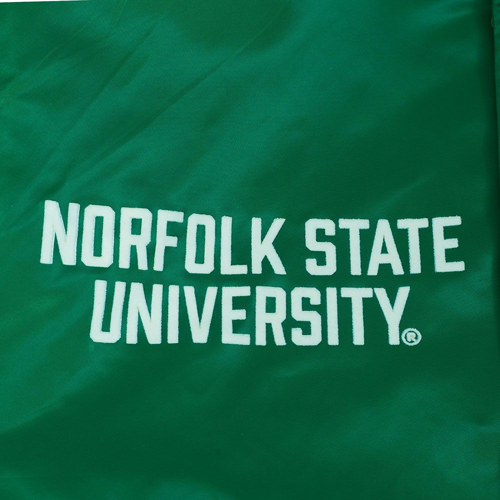 Pro Standard Men's Norfolk State Spartans Green Homecoming Jacket product image