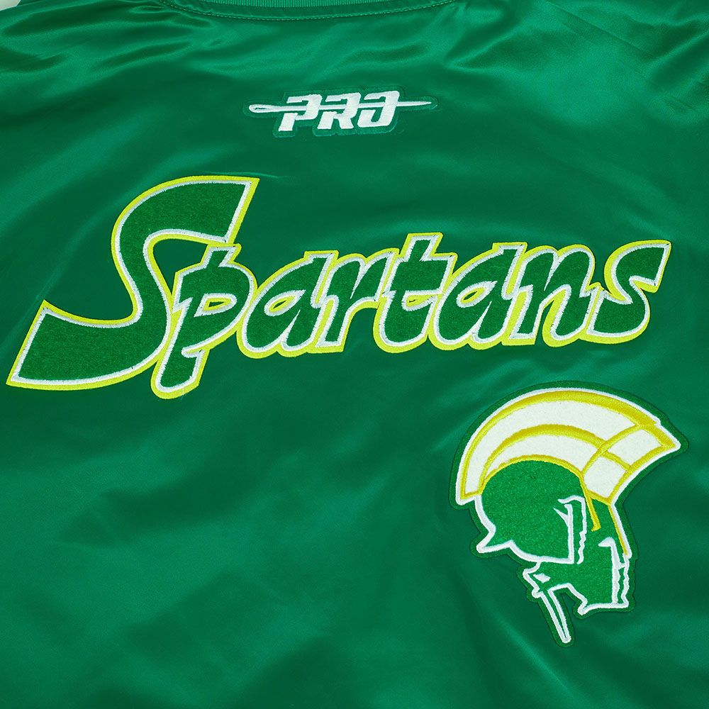 Pro Standard Men's Norfolk State Spartans Green Homecoming Jacket product image