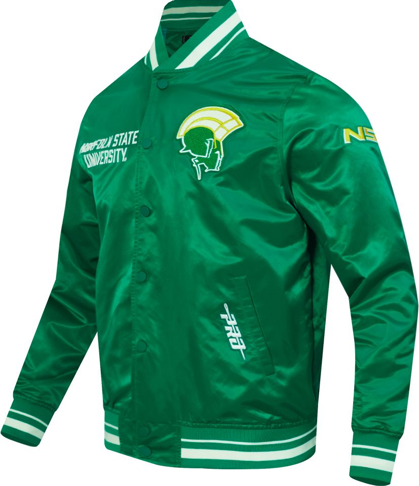 Pro Standard Men's Norfolk State Spartans Green Homecoming Jacket product image