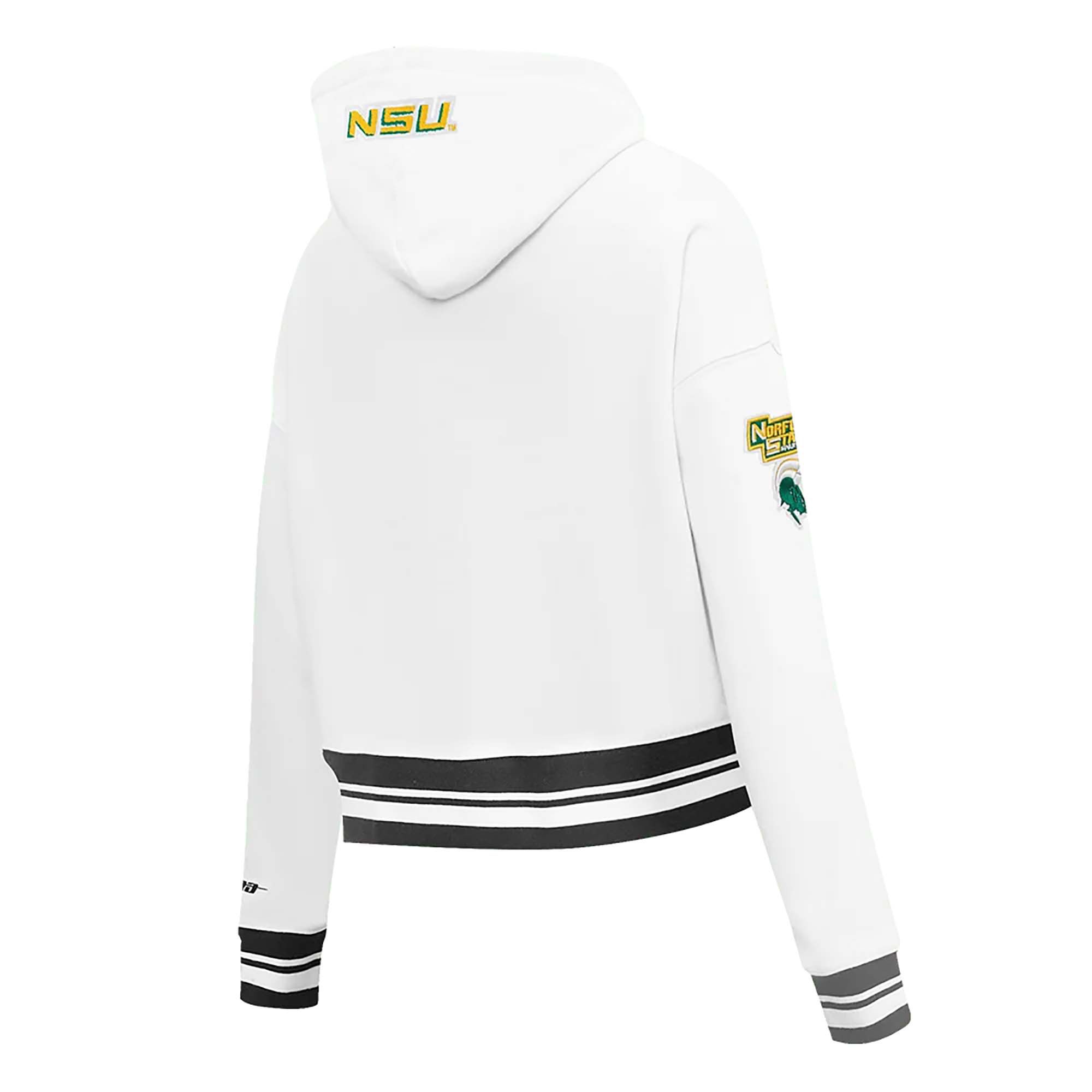 Pro Standard Women's Norfolk State Spartans Classic Chenille Cropped Hoodie product image