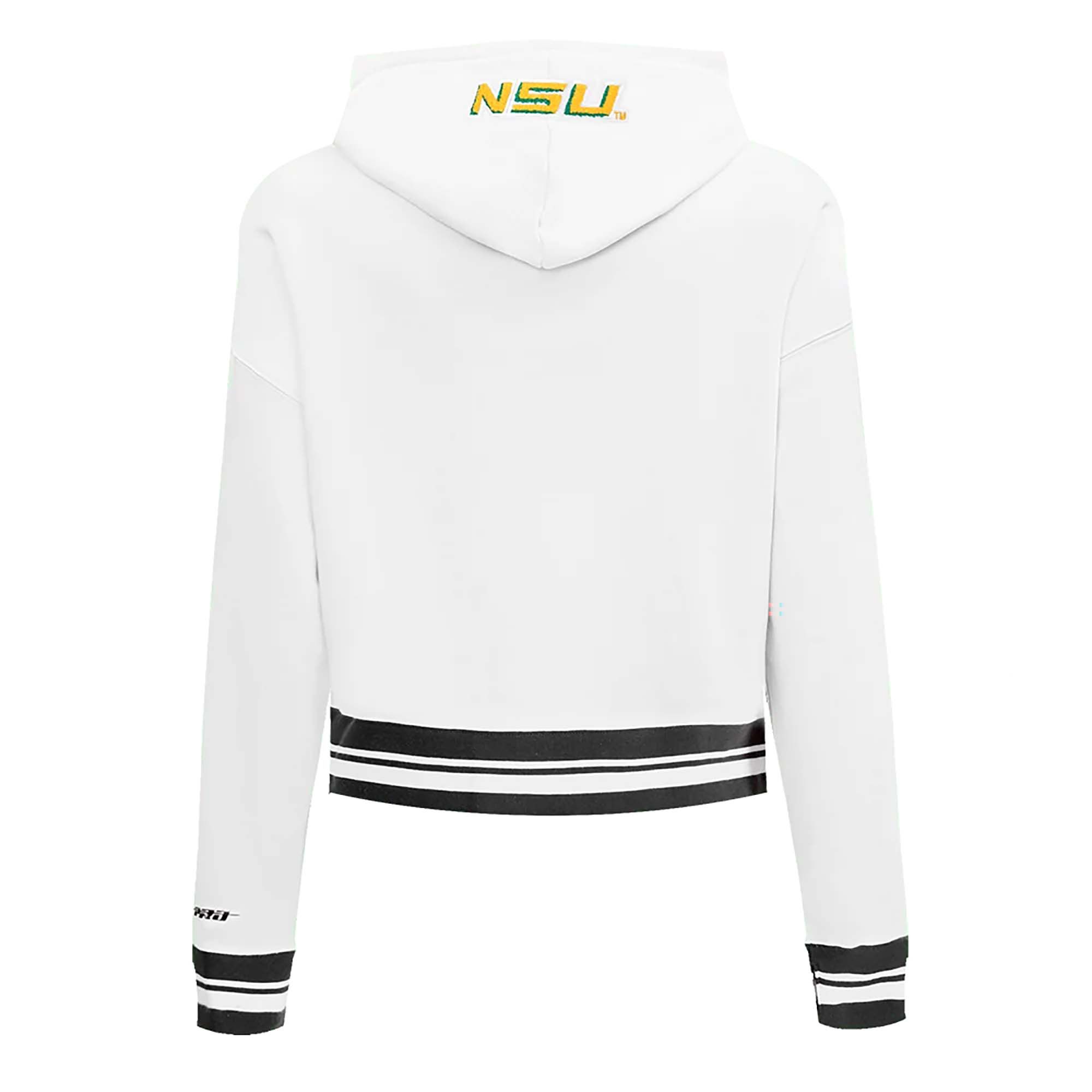 Pro Standard Women's Norfolk State Spartans Classic Chenille Cropped Hoodie product image