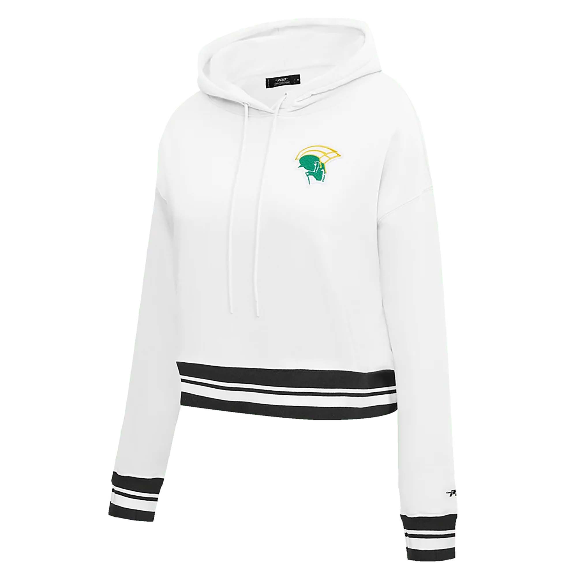 Pro Standard Women's Norfolk State Spartans Classic Chenille Cropped Hoodie product image