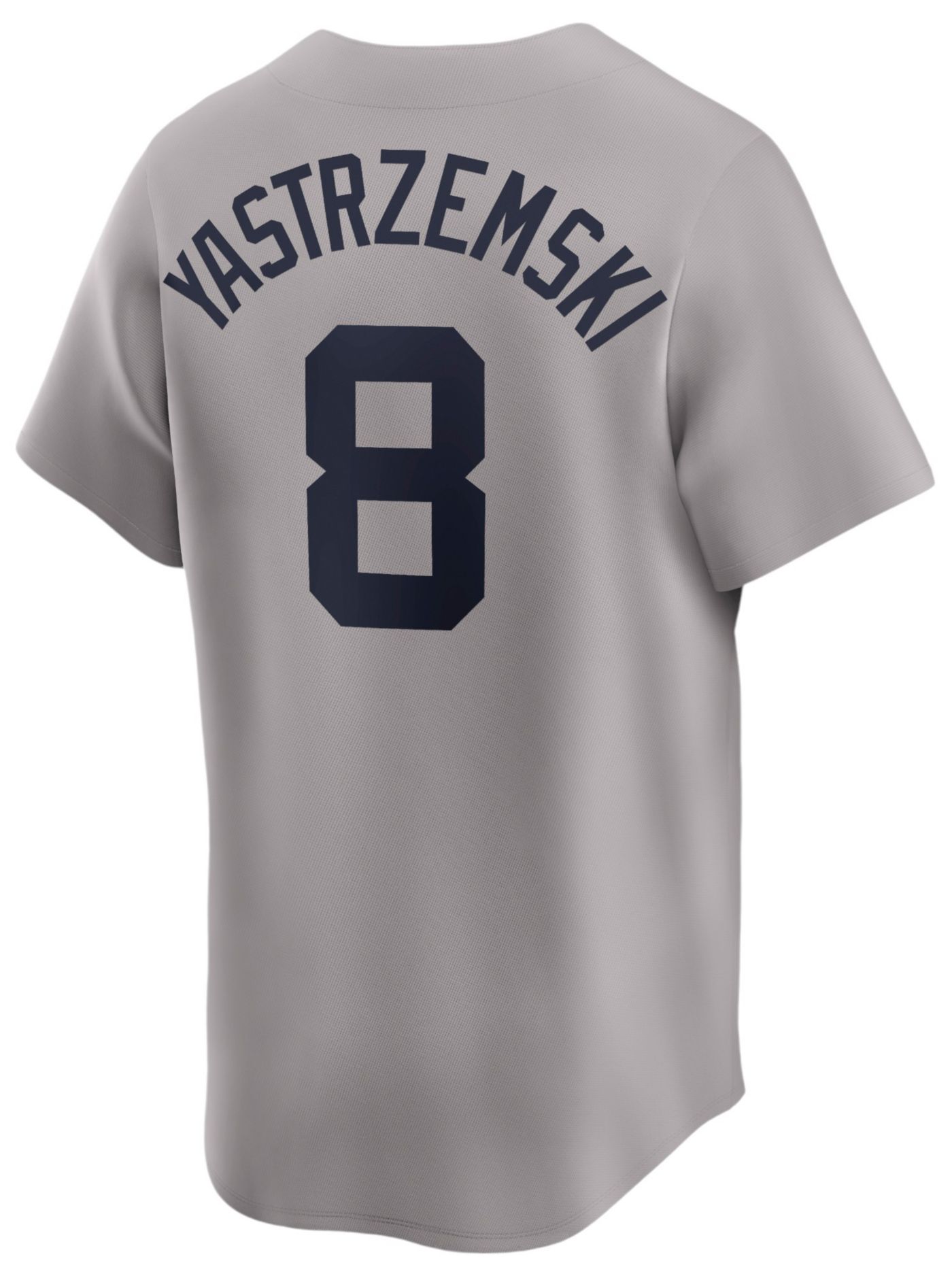 Nike Men s Boston Red Sox Carl Yastrzemski 8 Gray Cooperstown Limited Vapor Jersey Dick s Sporting Goods