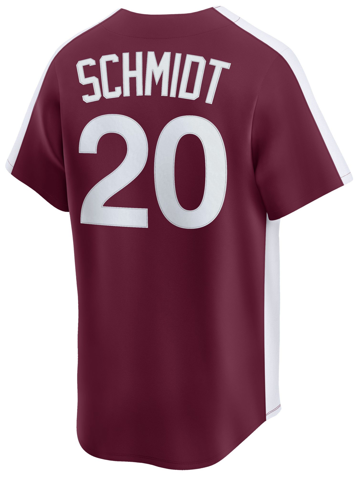 Nike Men's Philadelphia Phillies Maroon Mike Schmidt #20 Cooperstown Limited Jersey product image