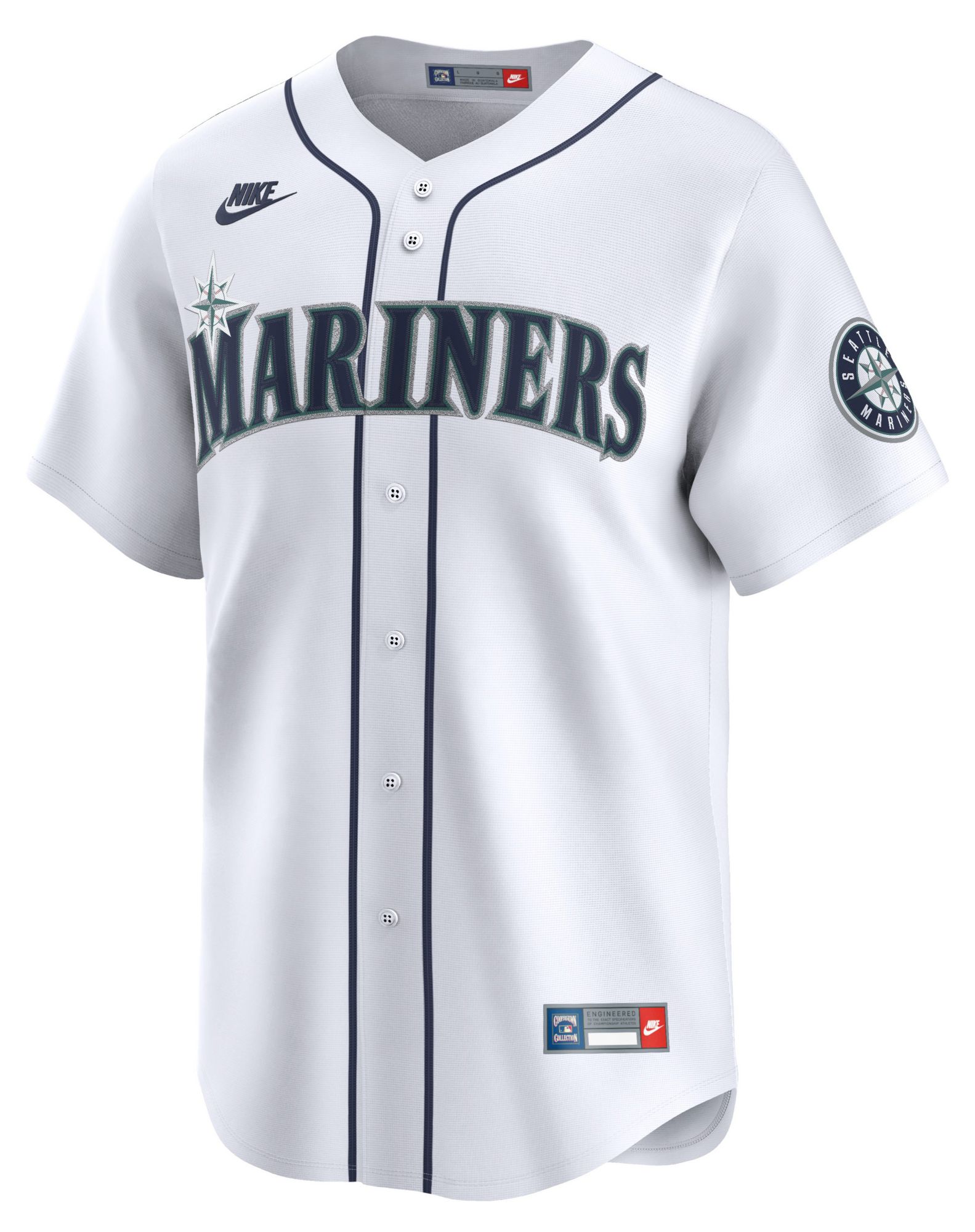 Nike Men's Seattle Mariners White Ken Griffey Jr. #24 Cooperstown Limited Jersey product image