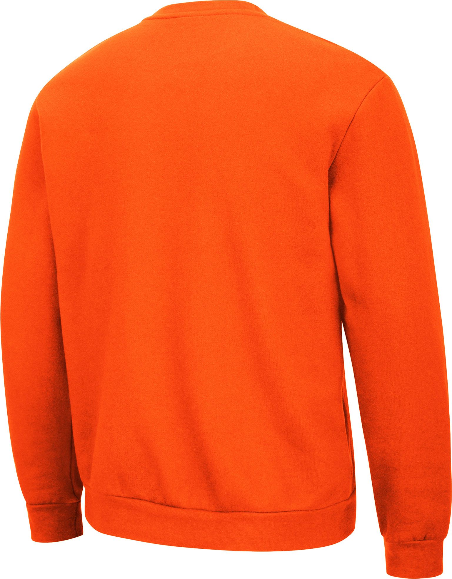 Colosseum Men's Clemson Tigers Orange Time Machine Crew Pullover Sweatshirt product image