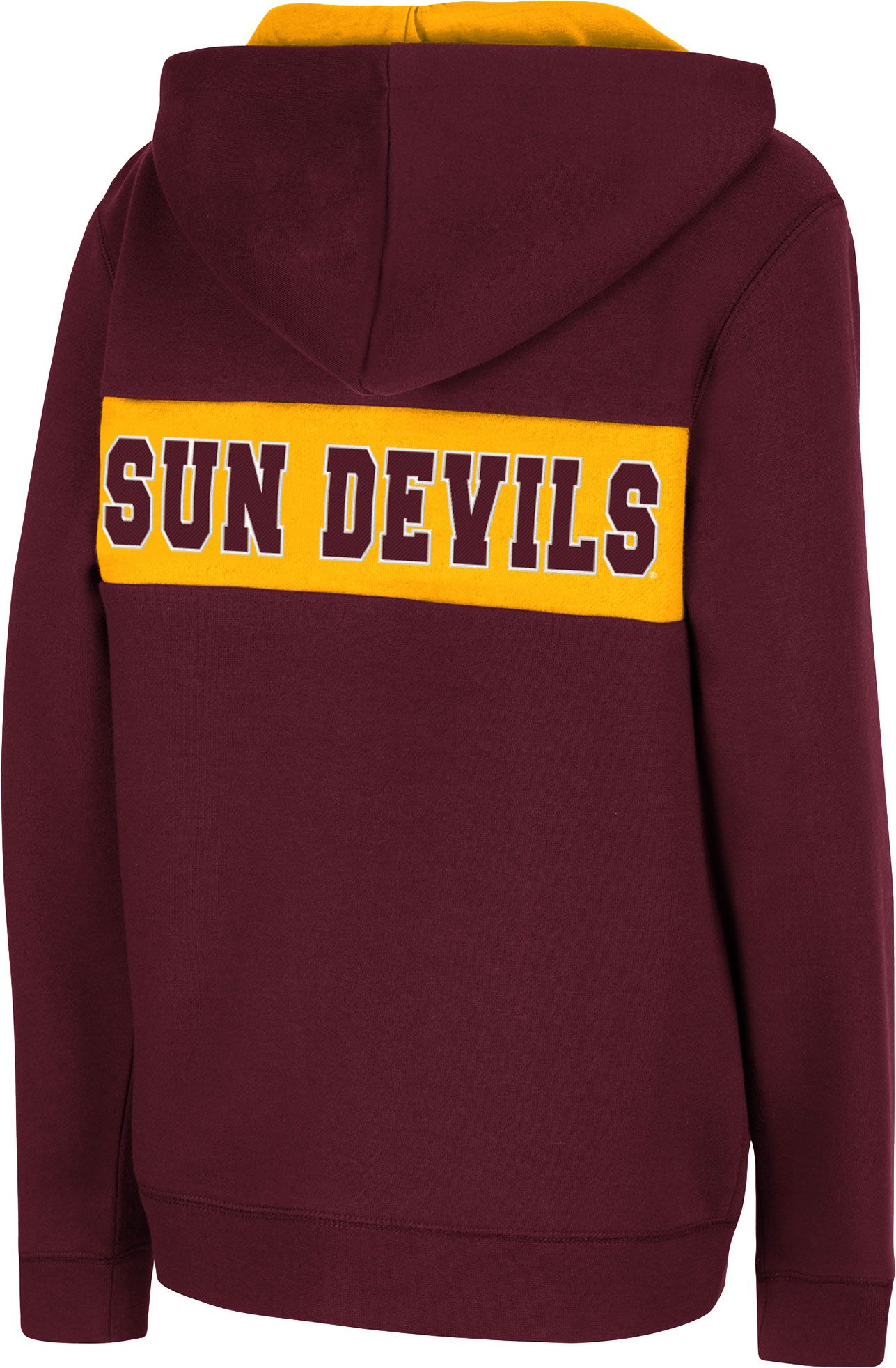 Colosseum Youth Arizona State Sun Devils Maroon Woodman Full-Zip Hoodie product image