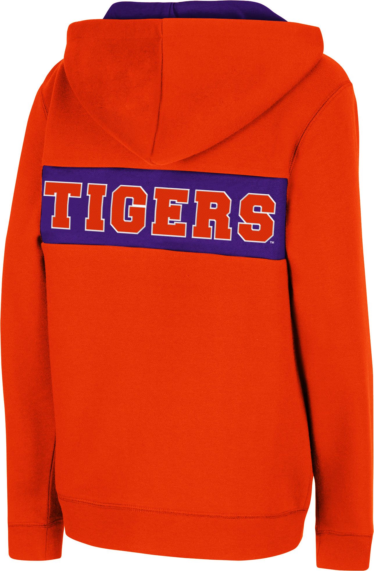 Colosseum Youth Clemson Tigers Orange Woodman Full-Zip Hoodie product image