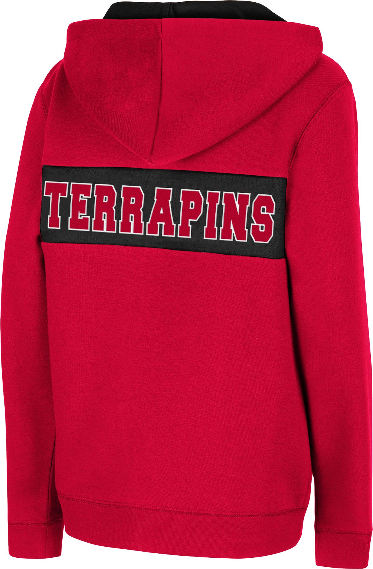 Colosseum Youth Maryland Terrapins Red Woodman Full-Zip Hoodie product image