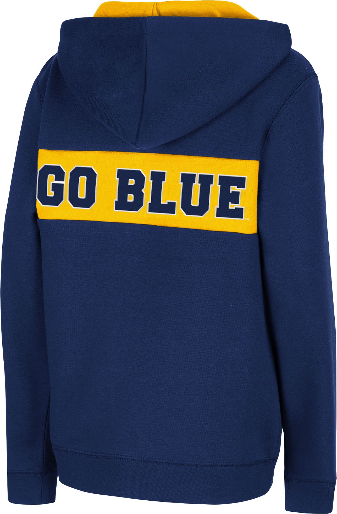 Colosseum Youth Michigan Wolverines Blue Woodman Full-Zip Hoodie product image