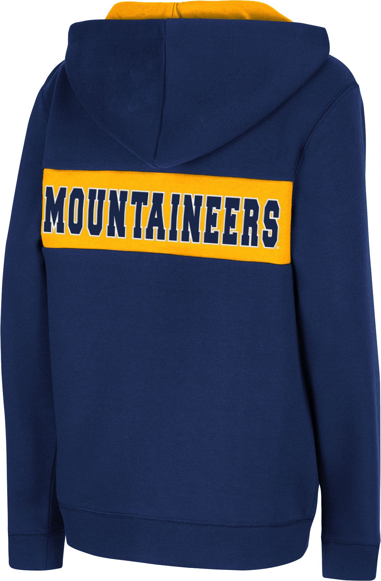 Colosseum Youth West Virginia Mountaineers Blue Woodman Full-Zip Hoodie product image