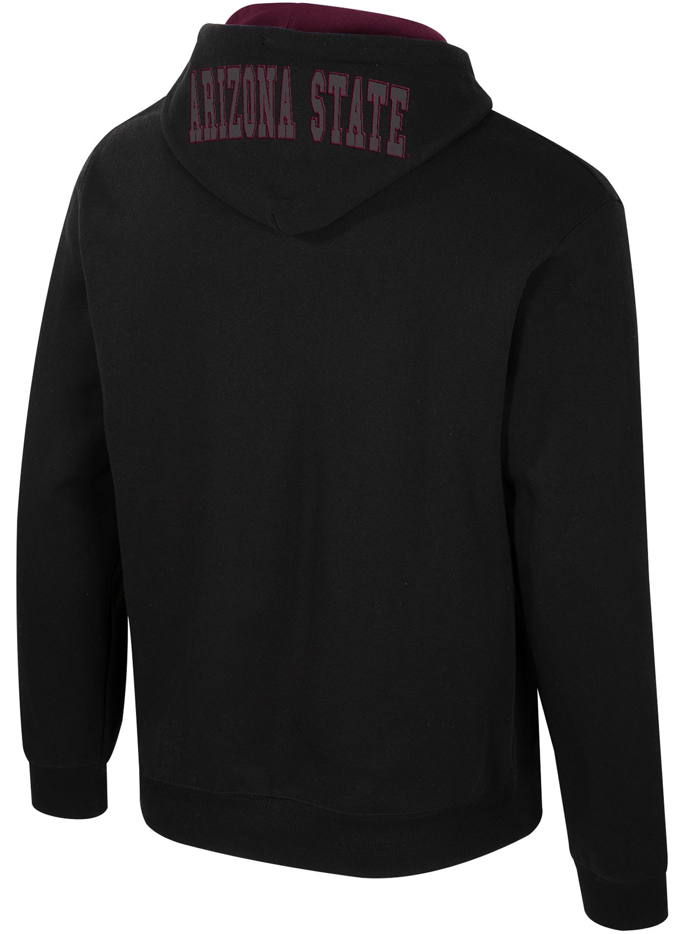 Colosseum Men's Arizona State Sun Devils Black Bioelectric Fleece Hoodie product image