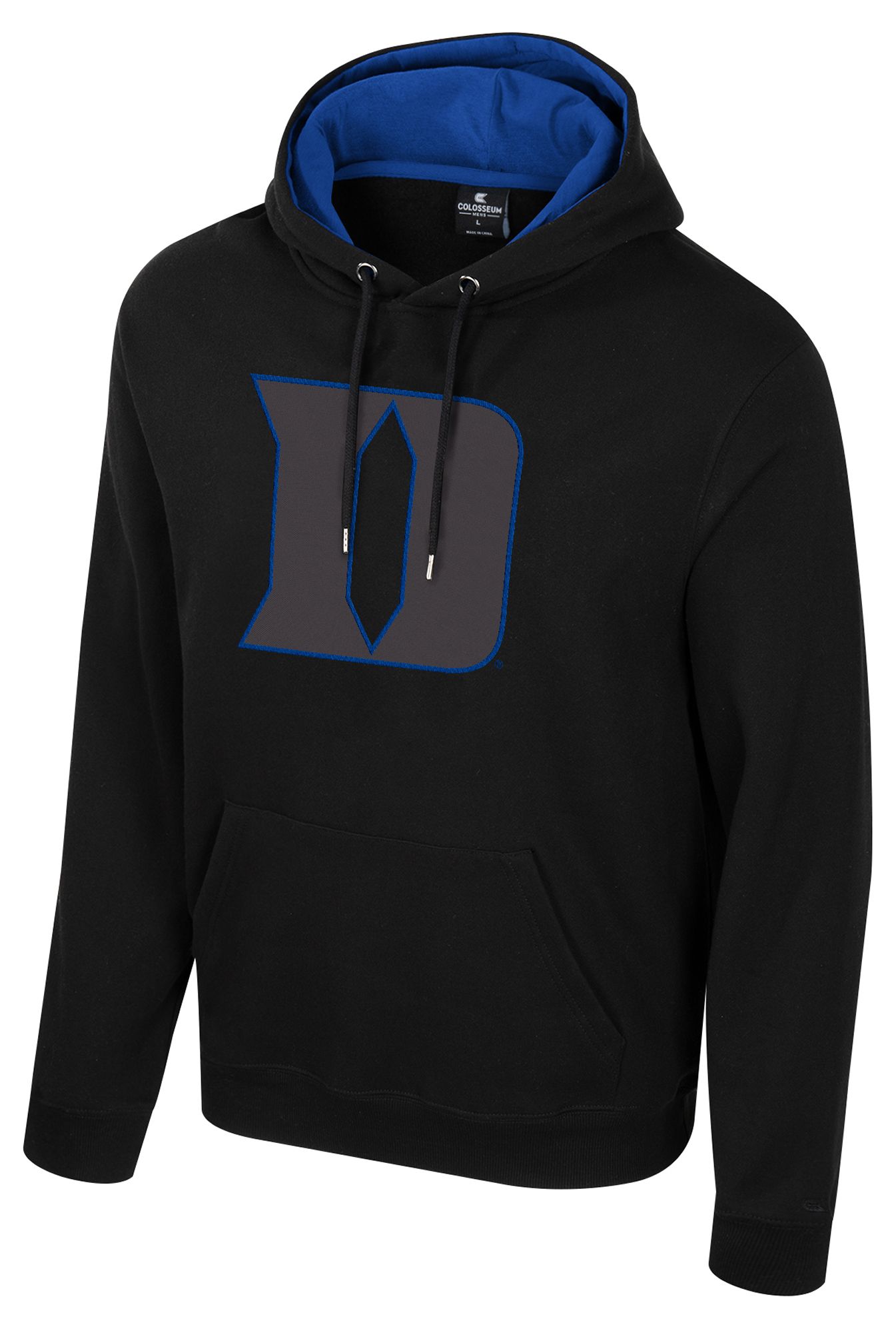 Colosseum Men's Duke Blue Devils Black Bioelectric Fleece Hoodie product image