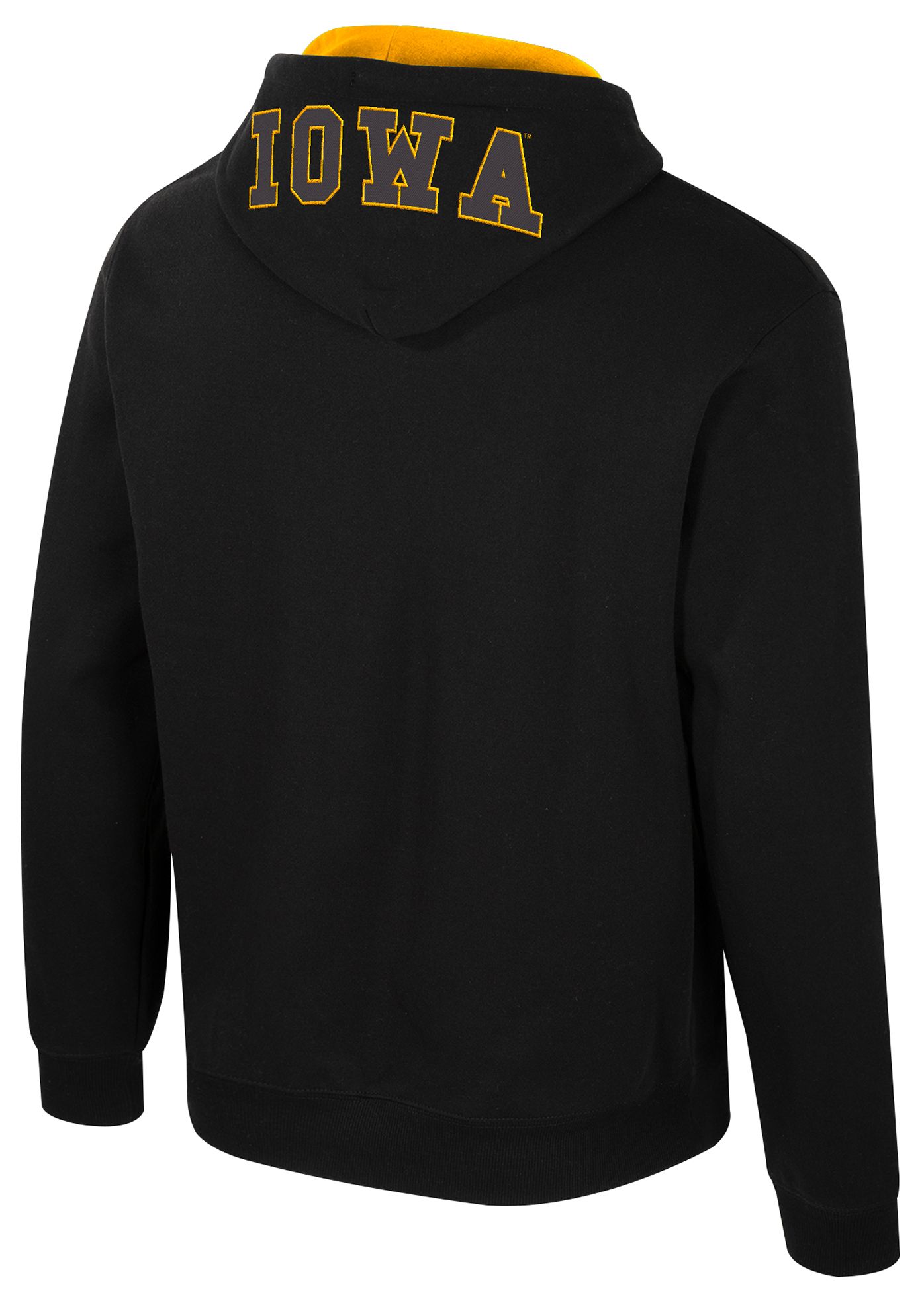 Colosseum Men's Iowa Hawkeyes Black Bioelectric Fleece Hoodie product image