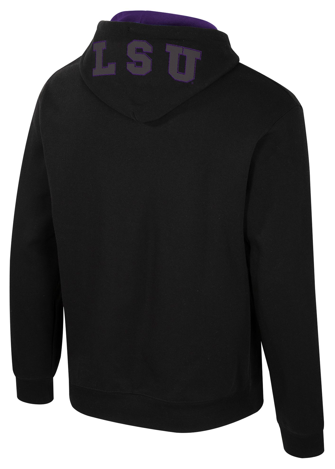 Colosseum Men's LSU Tigers Black Bioelectric Fleece Hoodie product image