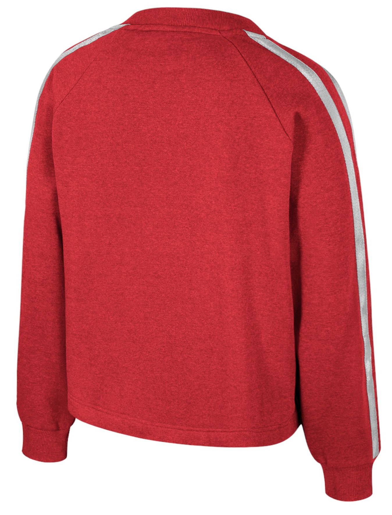 Colosseum Girls' Ohio State Buckeyes Red Treasure V-Neck Sweatshirt product image