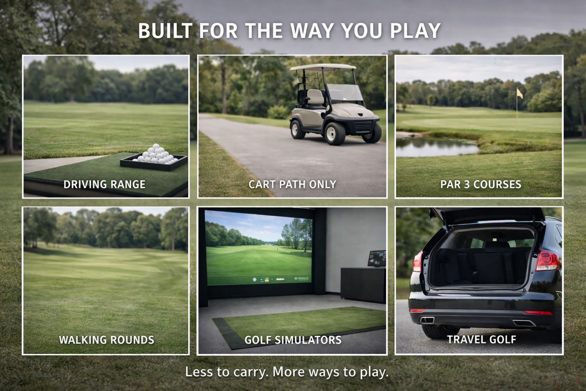 Golf Works Carry&nbsp;On Golf Club Caddy product image