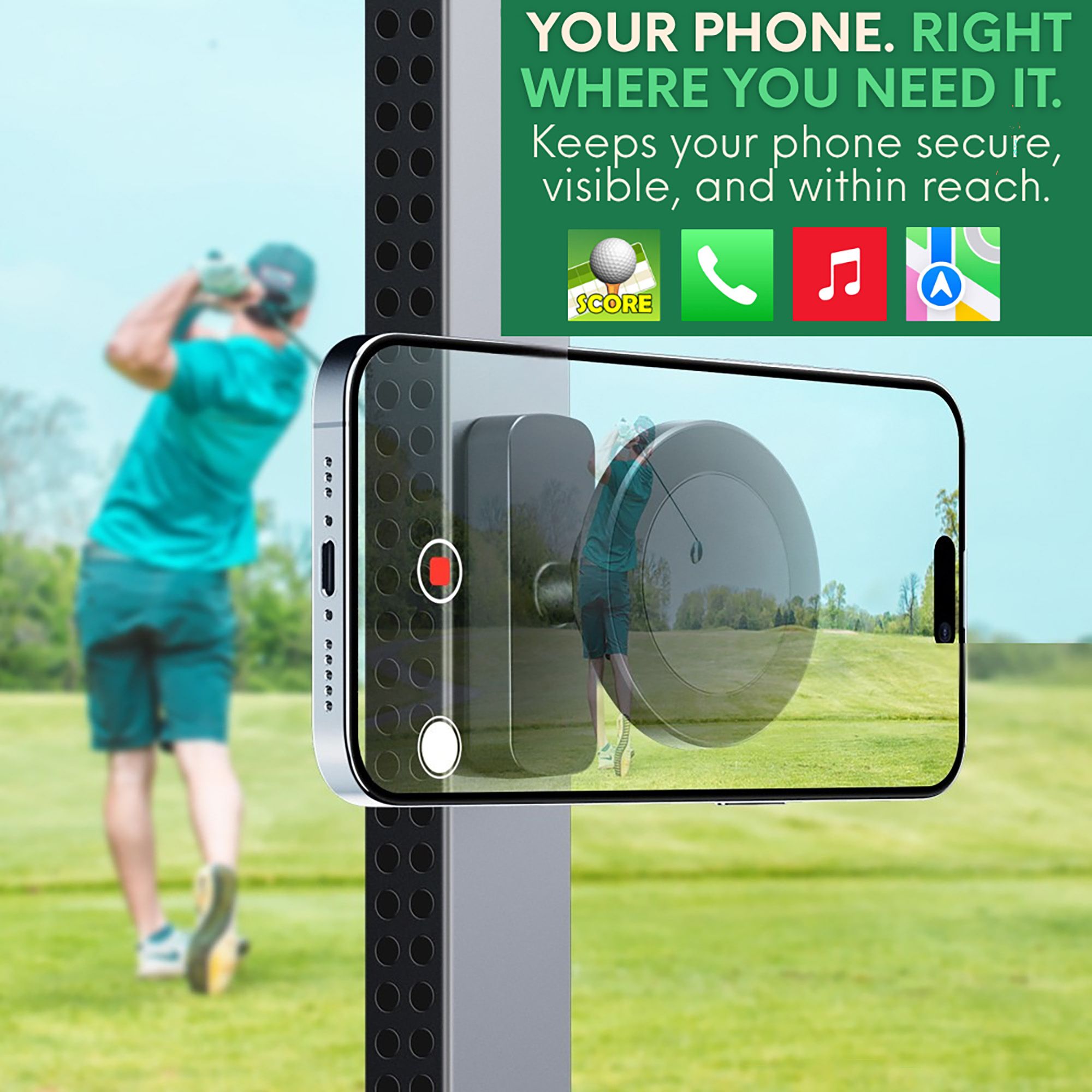 Carry&nbsp;On Golf Magnetic Phone Caddy product image