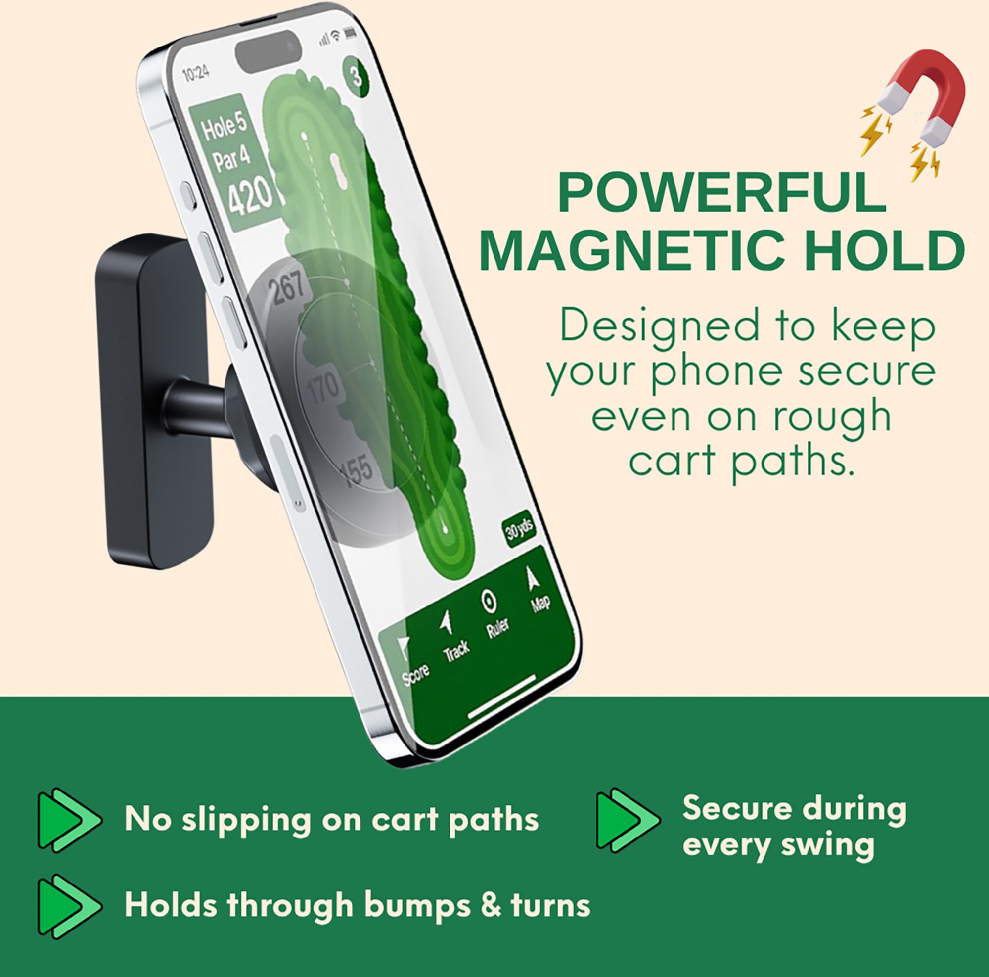Carry&nbsp;On Golf Magnetic Phone Caddy product image