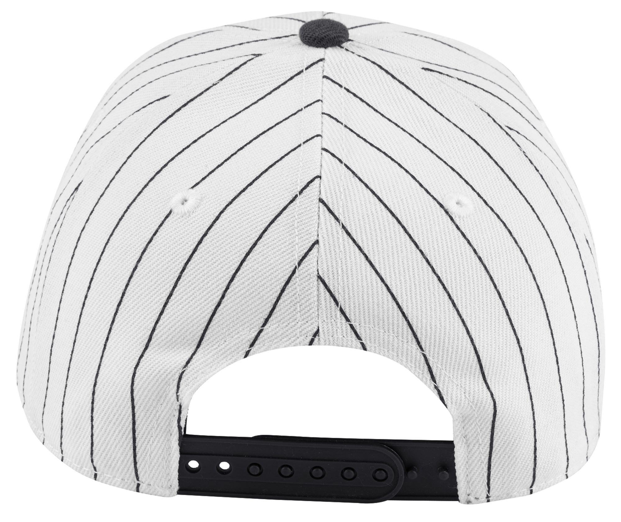 Colosseum Men's Iowa Hawkeyes Black Pin Stripe Adjustable Baseball Hat