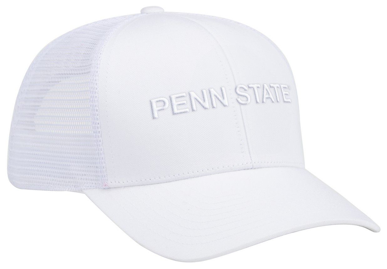 Colosseum Adult Penn State Nittany Lions White Adjustable Whiteout Hat product image