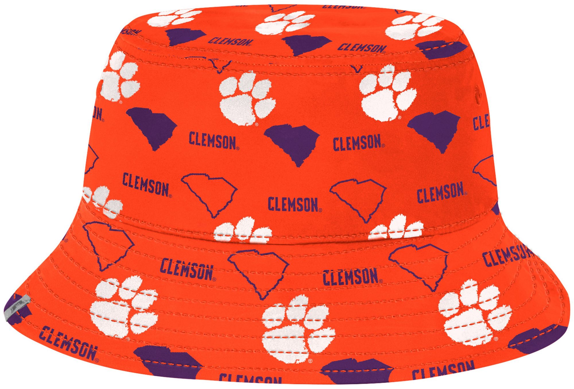 Colosseum Adult Clemson Tigers Orange Truthsayer Reversible Cabana Bucket Hat product image