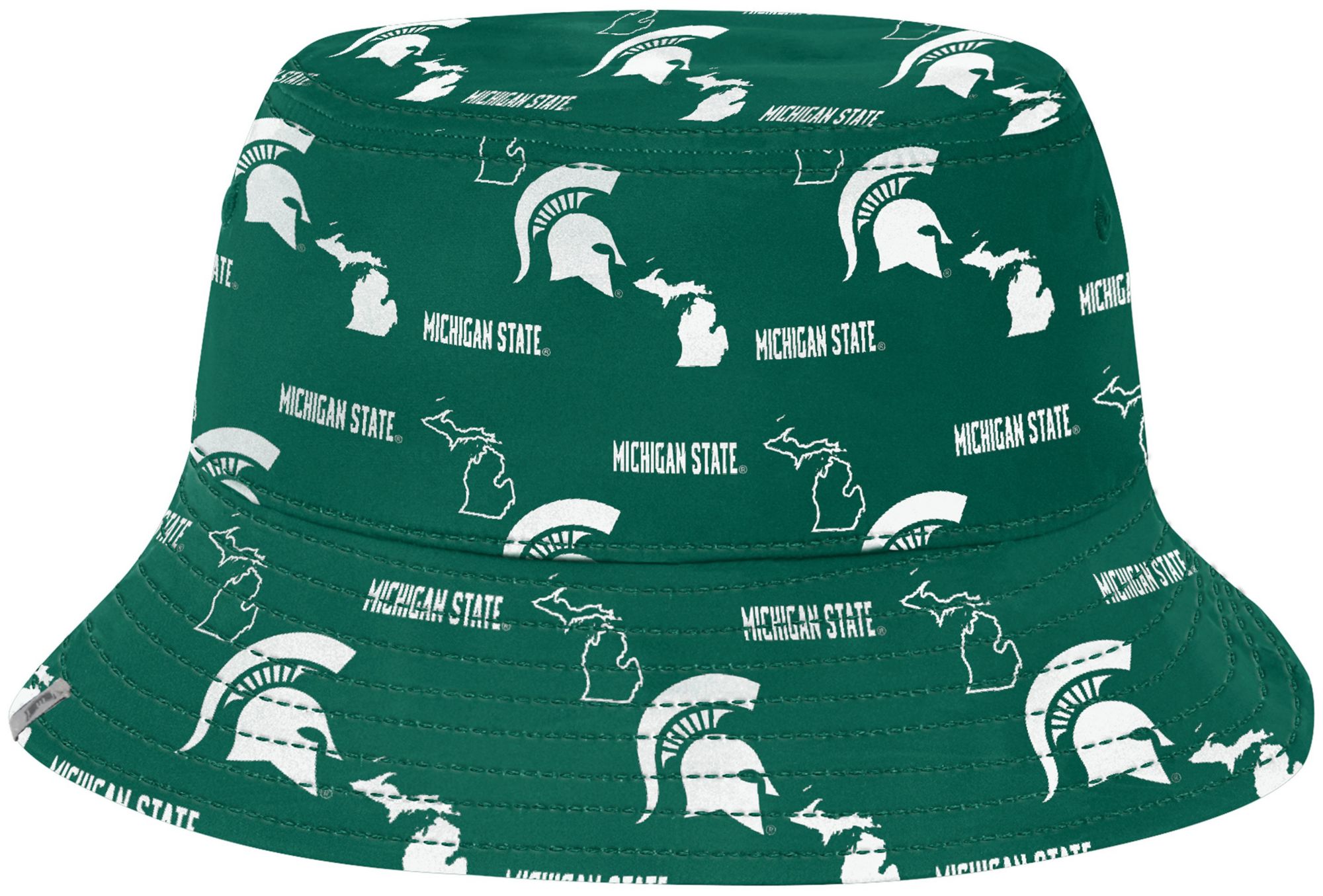 Colosseum Adult Michigan State Spartans Green Truthsayer Reversible Cabana Bucket Hat product image