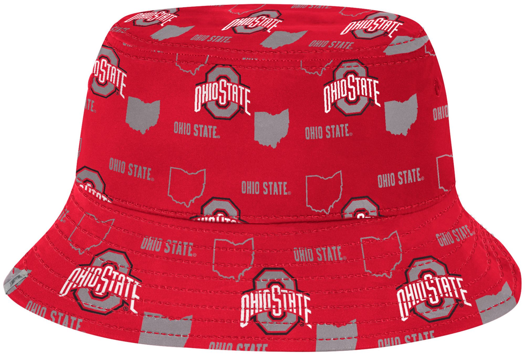 Colosseum Adult Ohio State Buckeyes Red Truthsayer Reversible Cabana Bucket Hat product image
