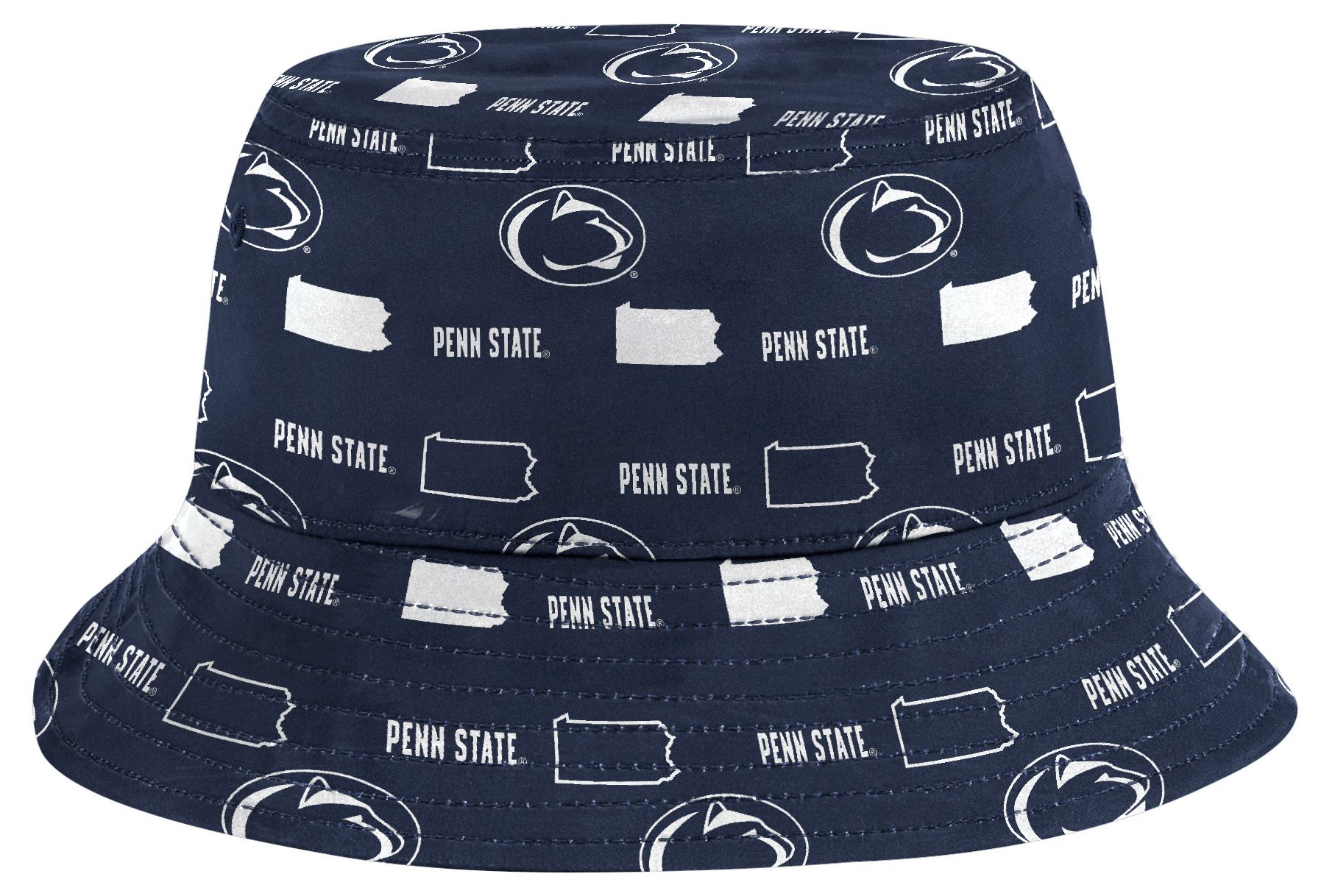 Colosseum Adult Penn State Nittany Lions Navy Truthsayer Reversible Cabana Bucket Hat product image