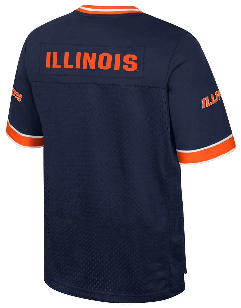 Colosseum Men's Illinois Fighting Illini Navy Hits Football Jersey product image