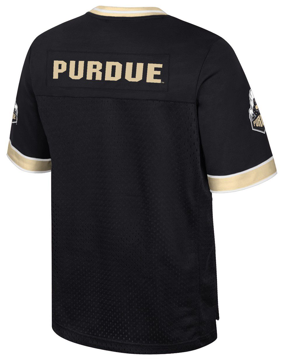 Colosseum Men's Purdue Boilermakers Black Hits Football Jersey product image